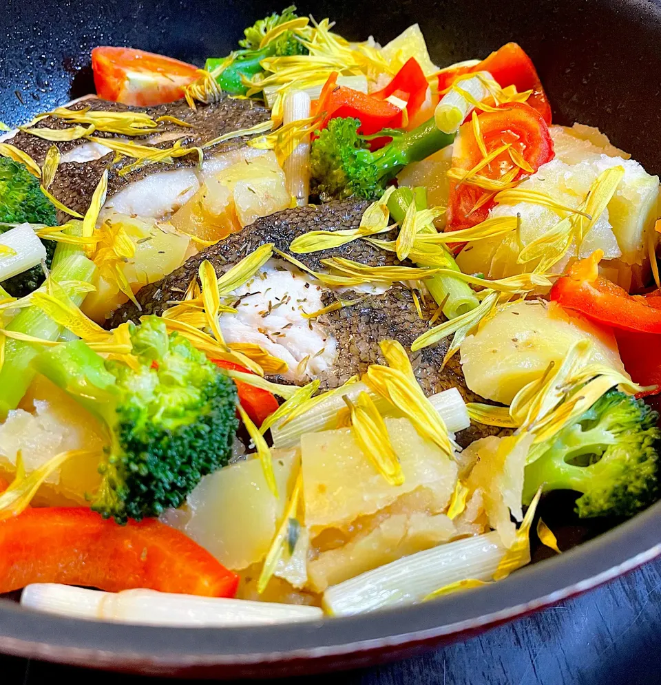 鰈のアクアパッツァ|DKさん