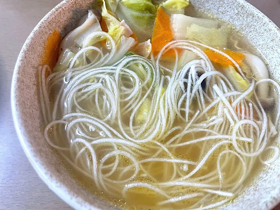 白菜しめじと春雨スープ|くうちゃんさん