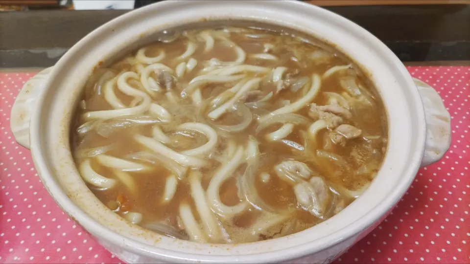 土鍋でカレーうどん|kamekameさん