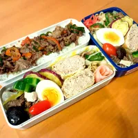 次男・私弁当|tamagomagomagoさん