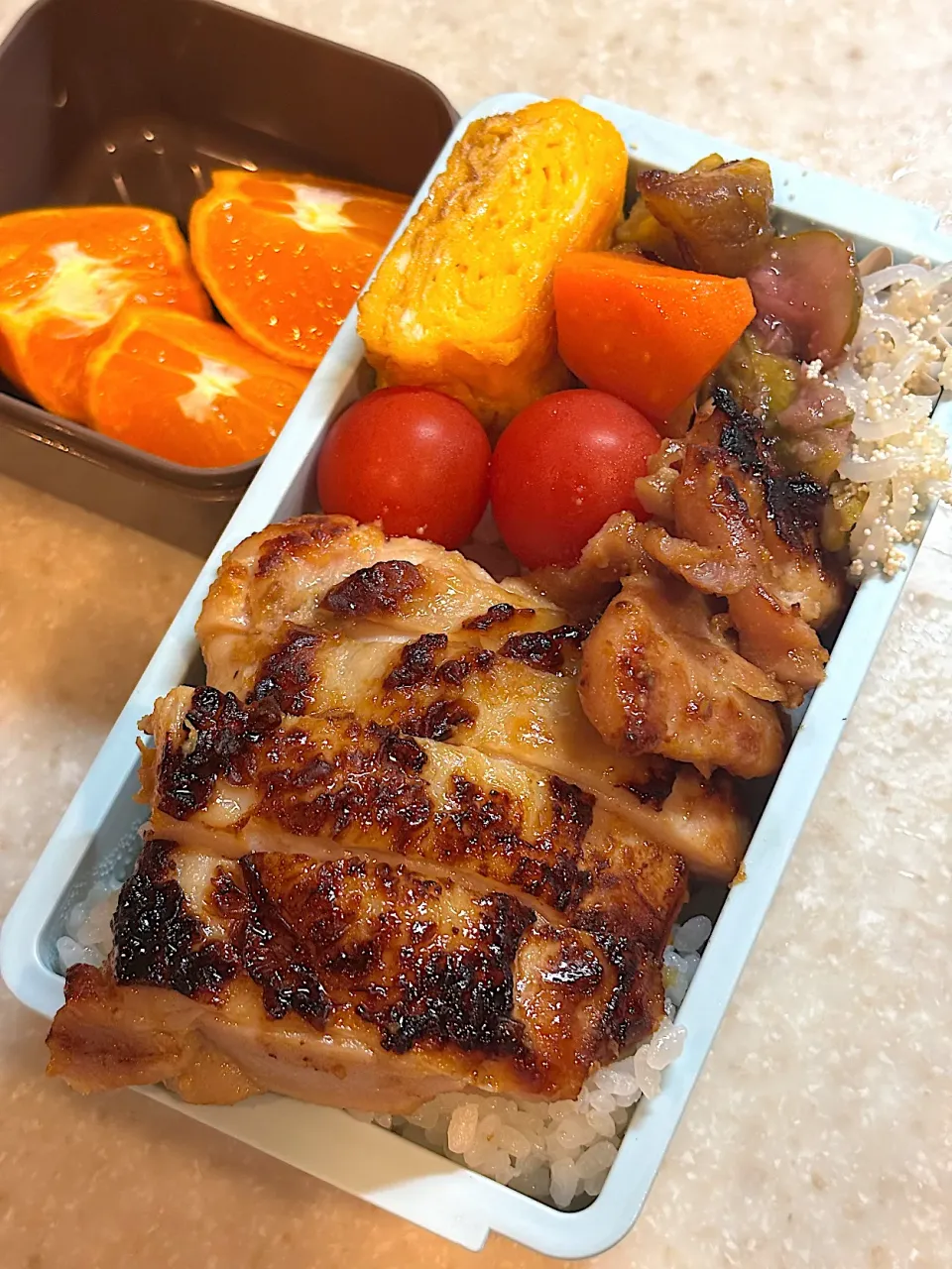 娘お弁当（鶏の味噌漬け）|takezooさん