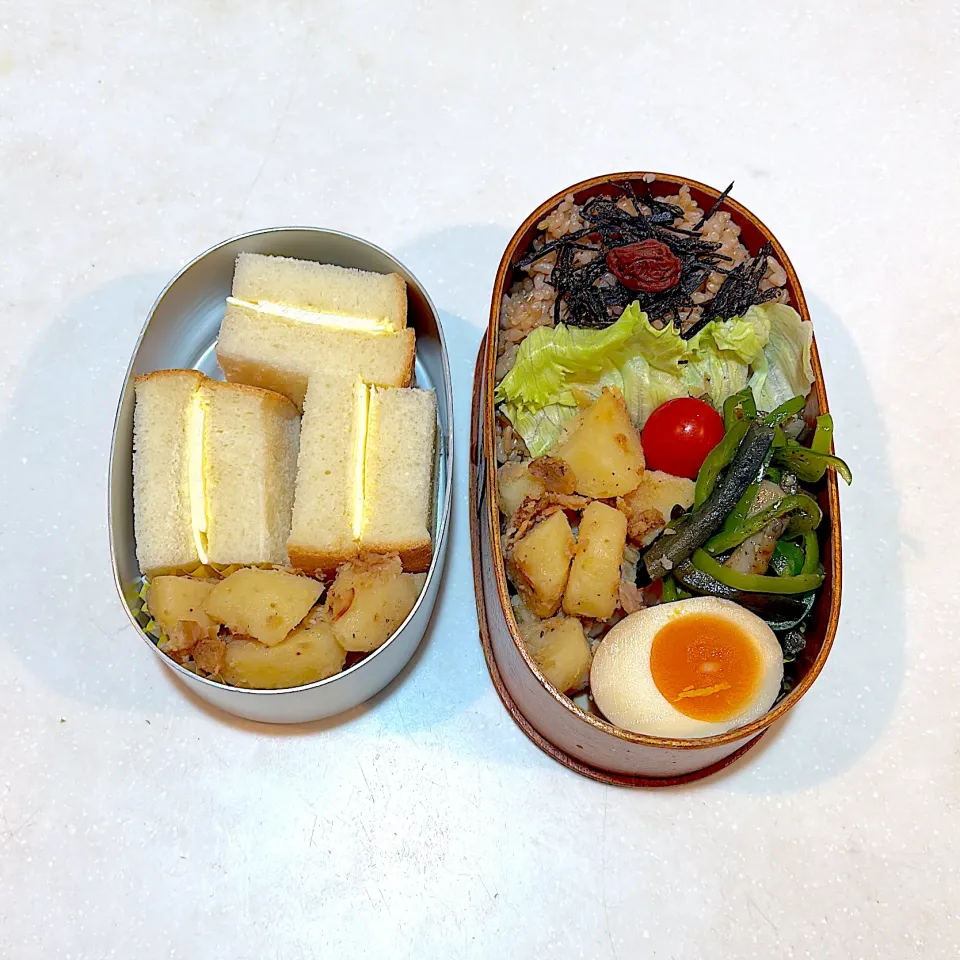 今日のオット弁当と、高３ムスメ弁当。|chi.aさん