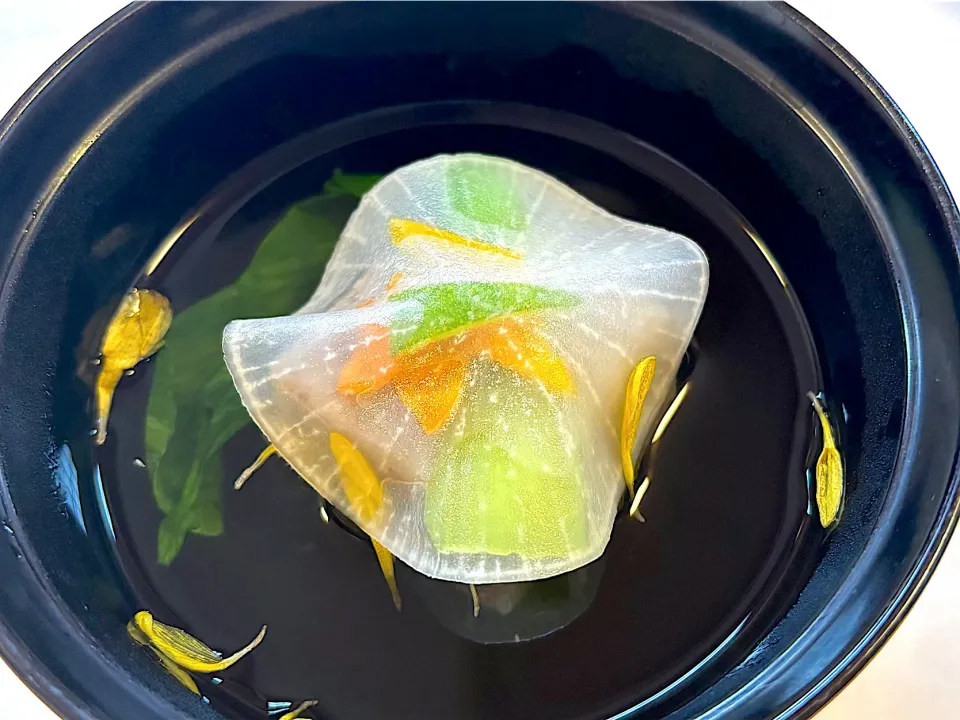 ③10月26日・［田舎の和食屋さんランチ🍁］・ムカゴのしんじょ😊✨|山勝さん