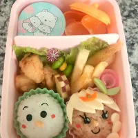 キャラ弁　エルサ＆オラフ|あぁちゃんさん