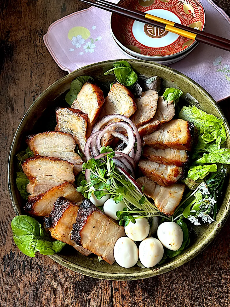 とんちんの料理 超簡単　漬けて焼くだけで焼豚|とんちんさん