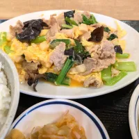 豚肉とキクラゲの玉子炒め|nobさん