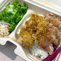 ハニーマスタードソース唐揚げ弁当|yさん