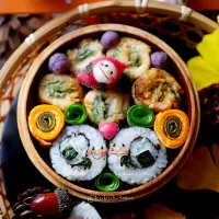 ハロウィンデコ巻き弁当|kukulutomo ❁𓎪 ⡱𓎩‎𐩢𐩺𓎪 ⡱さん