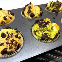 抹茶オレオ＆クリチオレオマフィン|🍅Mom.さん