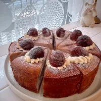 ラム香るマロンチーズケーキ🌰🥃