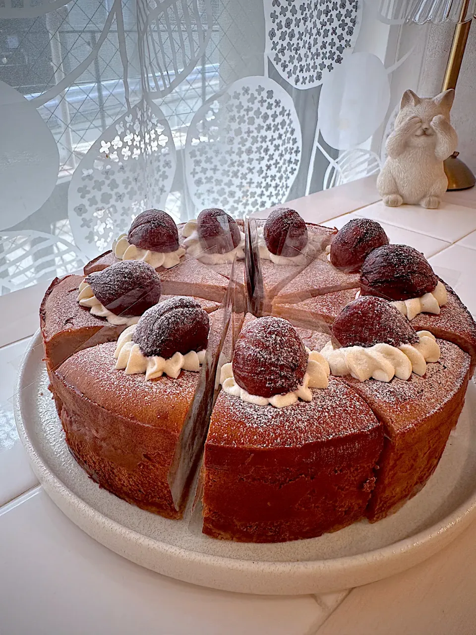 ラム香るマロンチーズケーキ🌰🥃|KEIKOさん