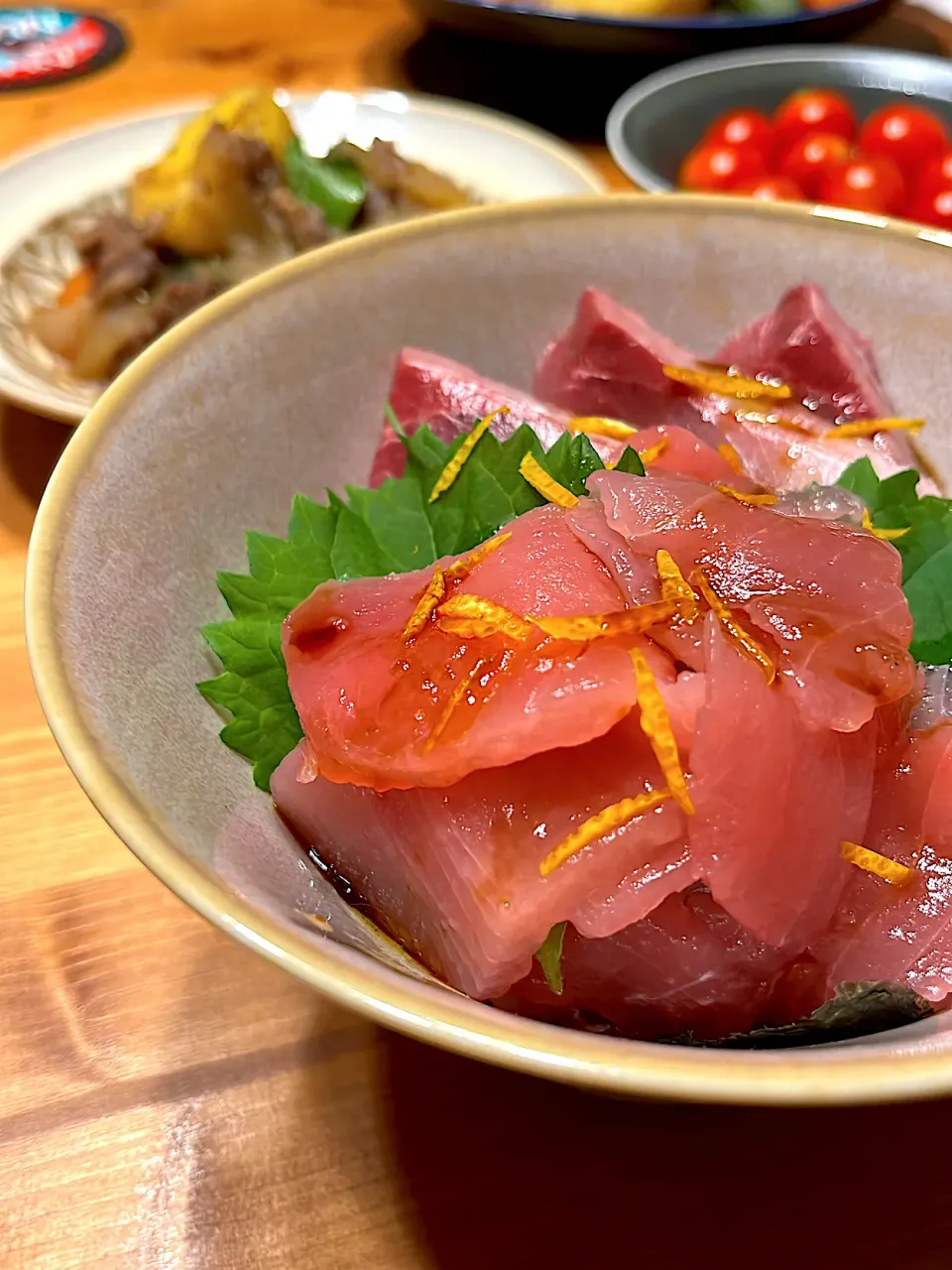 気まぐれシェフさん直伝さしみ丼|おさかなさん