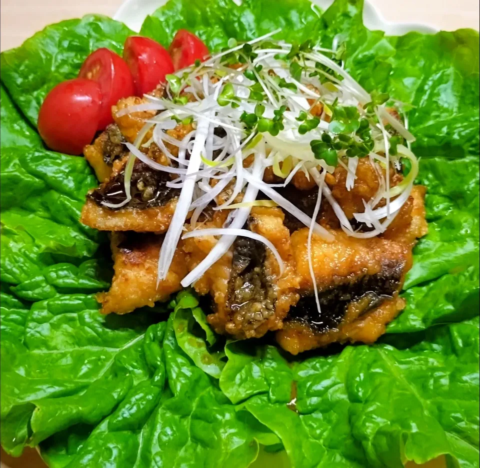 イサキの漬け込み唐揚げ🐟️|にゃん(=^・^=)さん