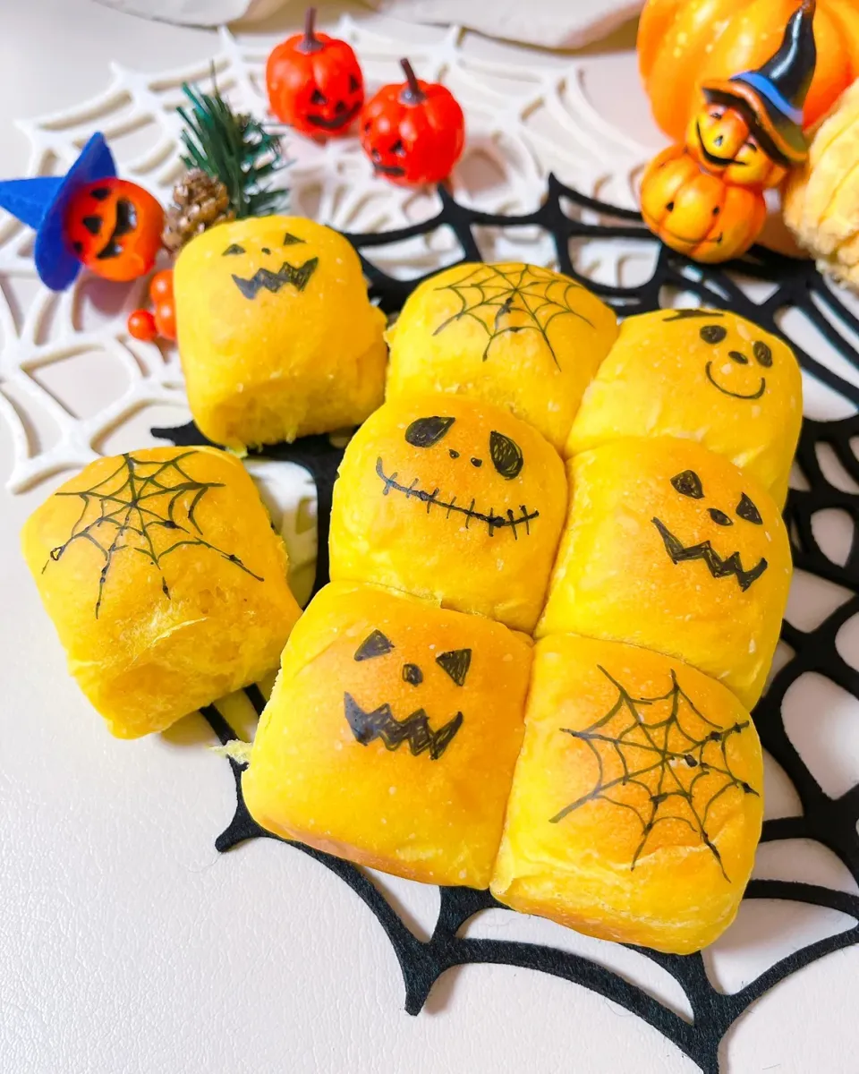 ハロウィンのかぼちゃちぎりパン|mai＊さん