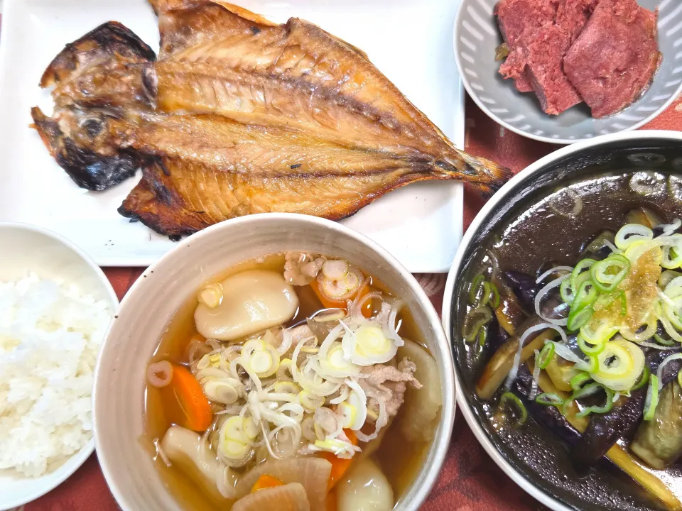 25/10/29【夕食】茄子の煮浸し他|モモたんママさん