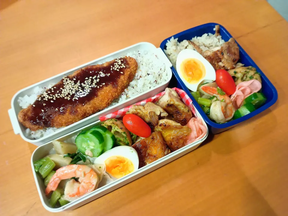 次男・私弁当|tamagomagomagoさん