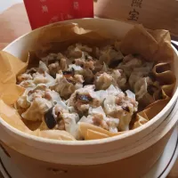 豚粗挽き肉で椎茸入り焼売