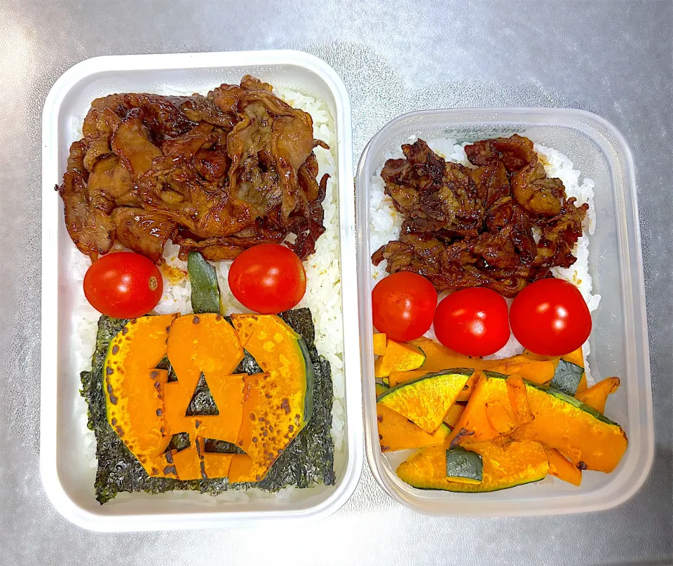 10/30  子の弁当&自分弁当|なかちゃんたまごさん