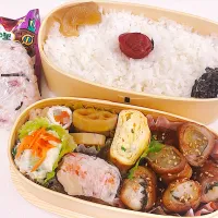 10/30 高1男子弁当☆補食チーズinおにぎり|ペイたさん