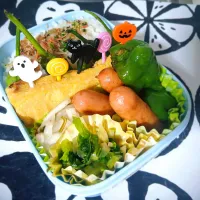 ウィンナー&卵焼き弁当(ｏ´艸｀ｏ)♪|ぽんすけさん