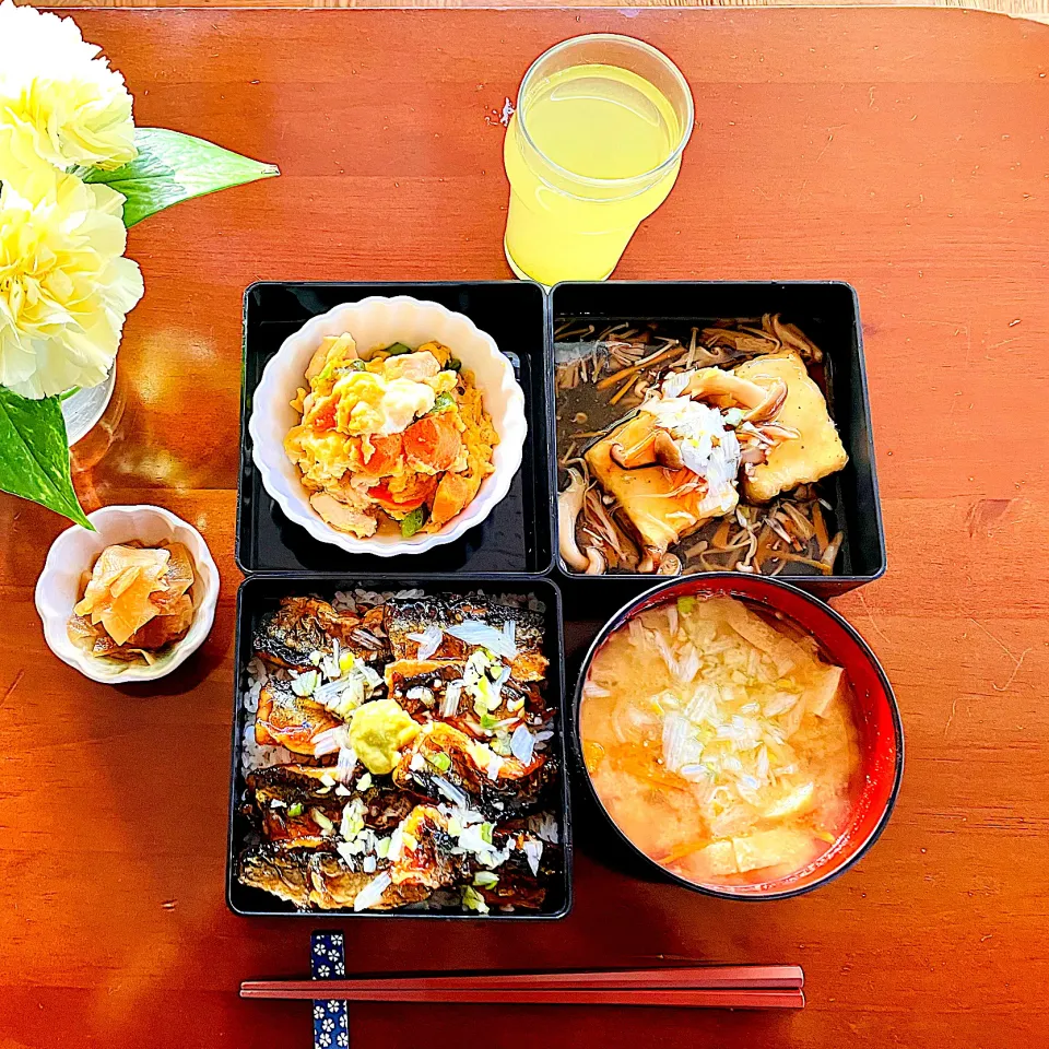 秋刀魚蒲焼き重^ ^|HAMI69さん