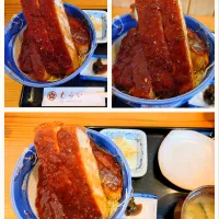 会津若松名物むらいのソースカツ丼〜🍜　ご飯350g＋ロースカツ650g食べてきましたが、完食不可で持帰り〜😋|quita (喜田)さん