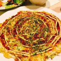 キャベ玉納豆のお好み焼き|ももこさん