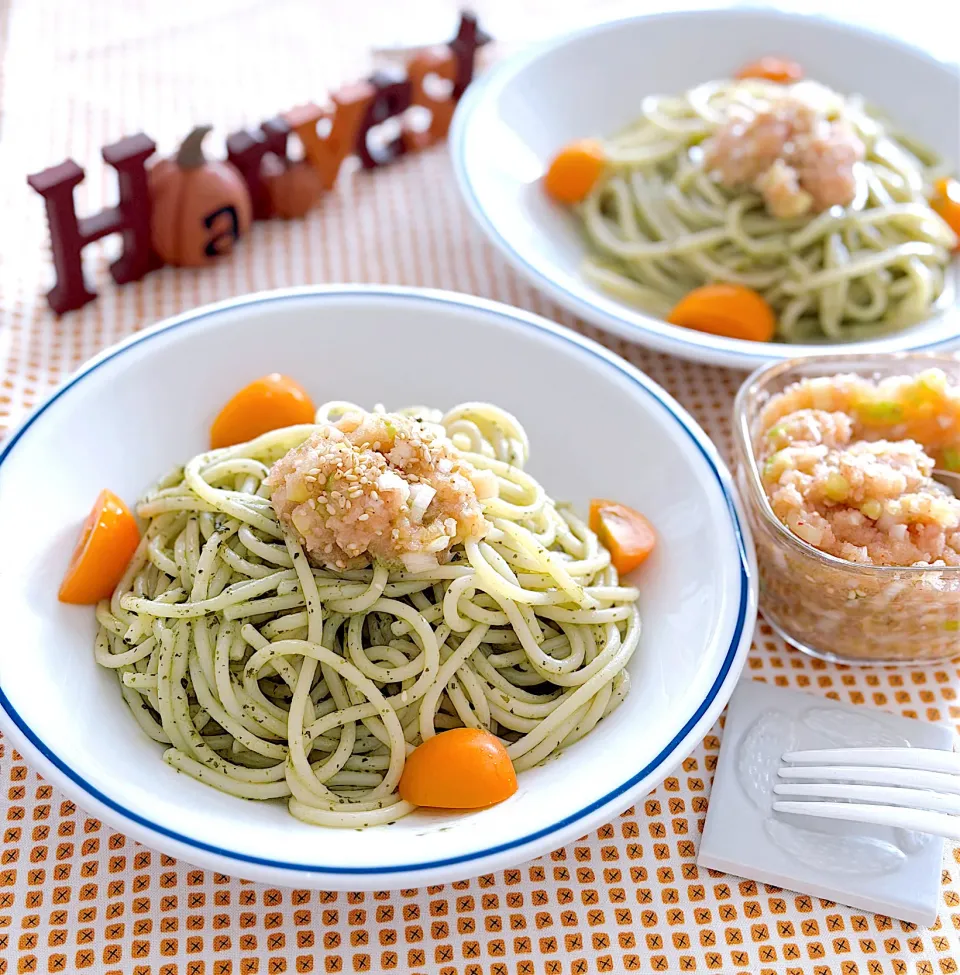 大葉パスタにもトッピング|＊Aloha＊さん