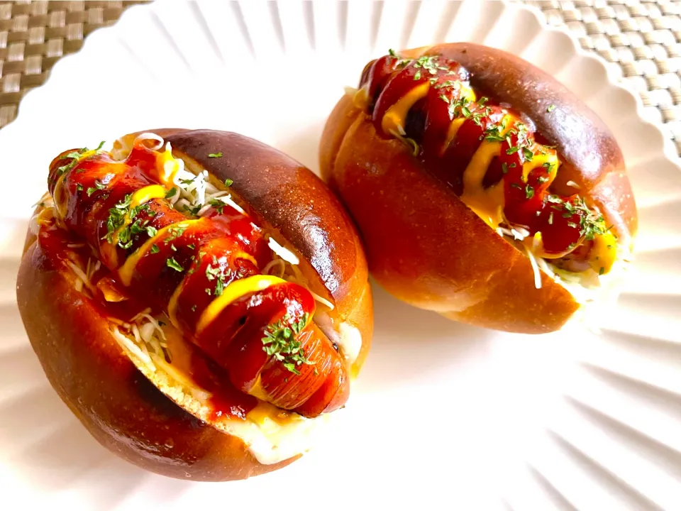 リモートワークのおひとり様ランチ🌭チョリソーHOT DOG|KANAさん