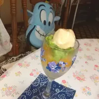 みかん🍊と抹茶のゼリ―|みやちゃんさん