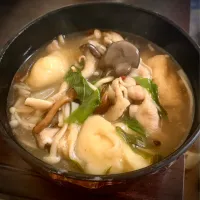 きのこ汁すいとん入り|virginiaさん