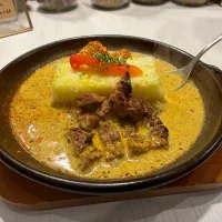 豚肩ロースステーキカレー 1辛 ハーフ|かぬさん