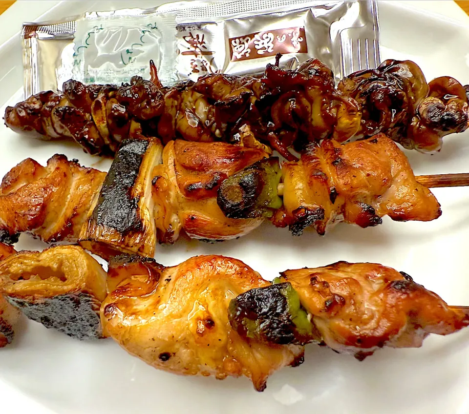 焼き鳥と肝焼き|Food is lifeさん