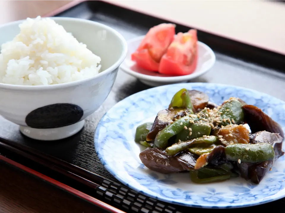 ナスとピーマンの甘味噌炒め|マユマユさん