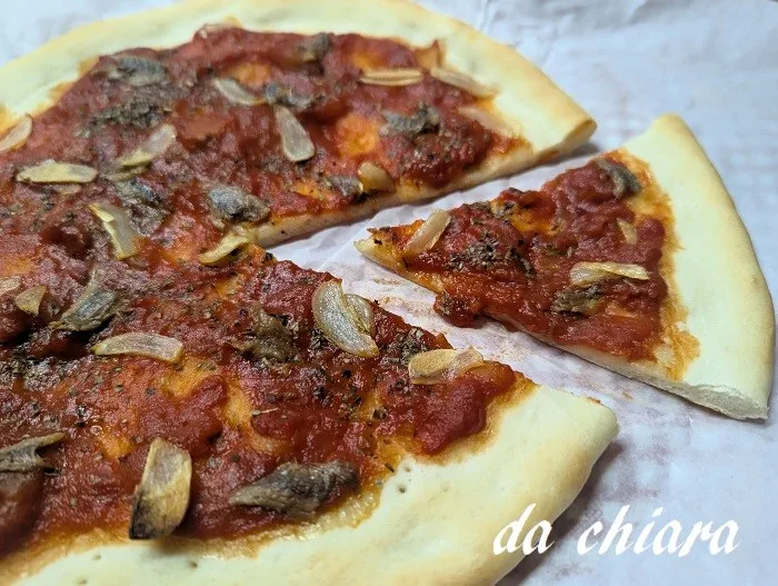 アンチョビトッピングのマリナーラピザ|chiaraさん