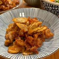 チキンチキンごぼうの豚肉version|いちごさん