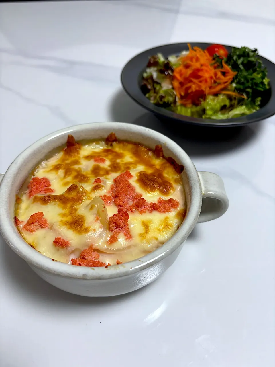 明太ポテトグラタン|なみさん