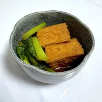 厚揚げと小松菜の煮物|なみさん