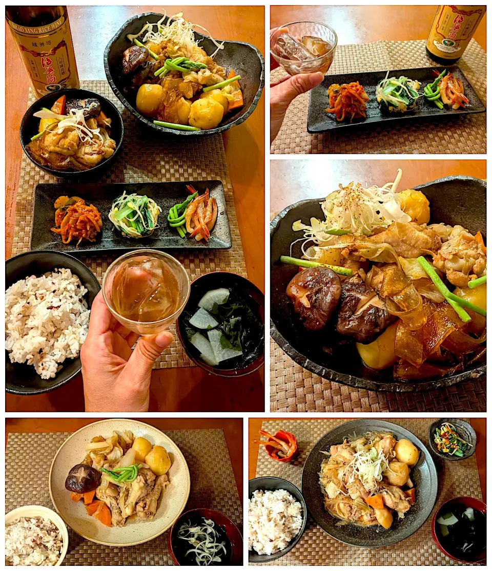 한국 요리🇰🇷Tonight Amigo's Korean Dinner🍴韓国料理<전채･찜닭･미역국･공기밥>|🌈Ami🍻さん