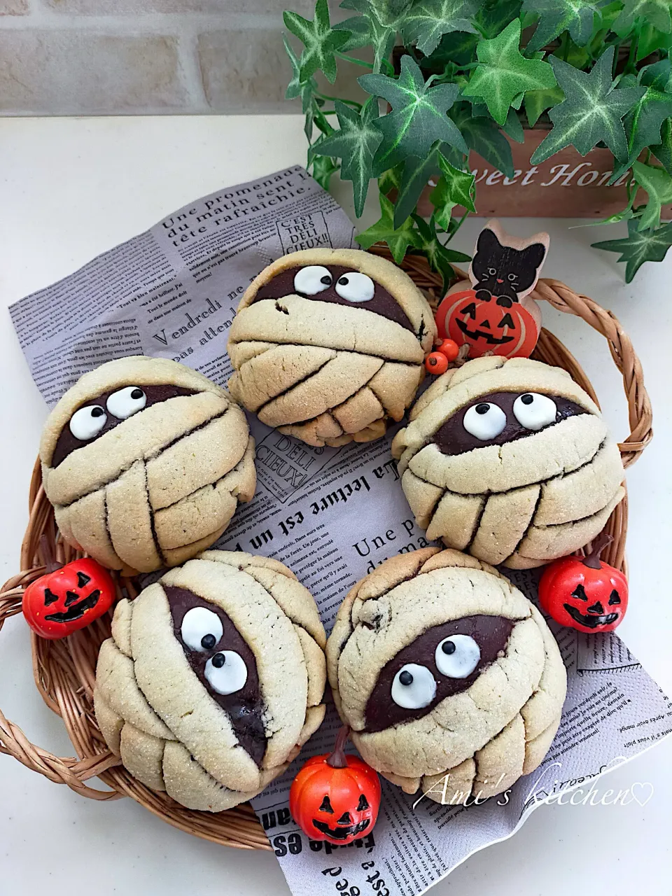 ミイラメロンパン😆👻|あみさん