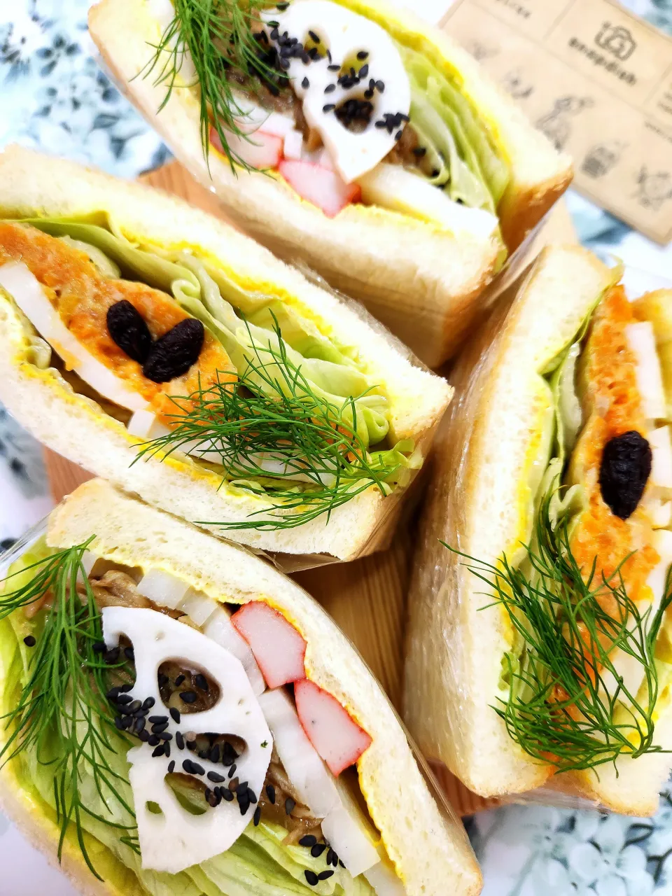 @きなこさんの料理 🔷☀️天日干し🍄きのこde🐄牛だし甘辛炒めBENTO グランプリ2025🔷→→🔷あるもんでサンドイッチBENTO🧙‍♀️🎃👻🔷|@きなこさん