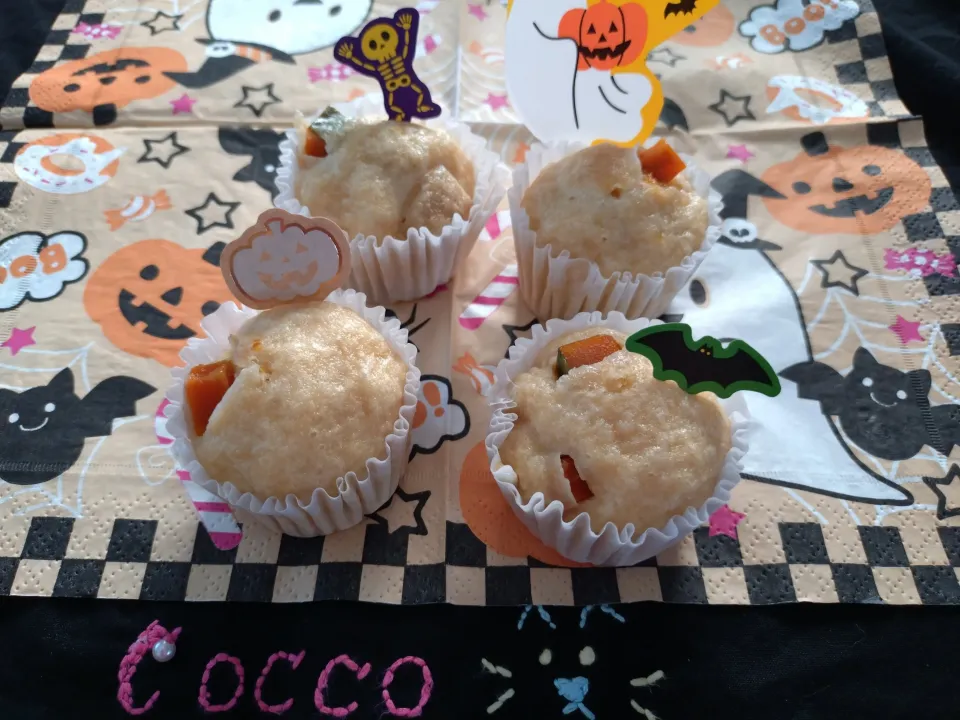 ハロウィン🎃風蒸しパン✨|cocco+さん