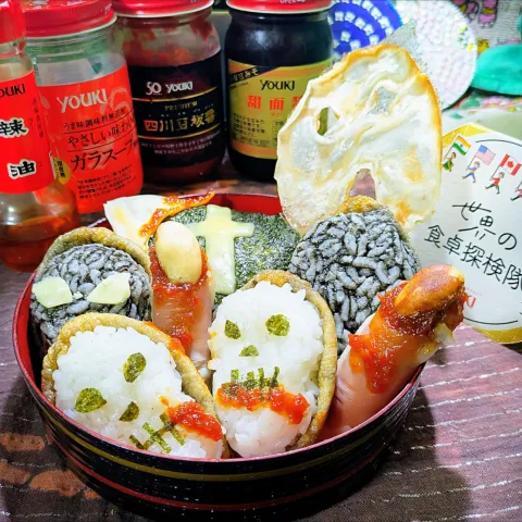 「甜面醤」を使ってみたSnapdishの料理・レシピ写真:🌏『世界の食卓探検の旅』
【🎃ハロウィン弁当】