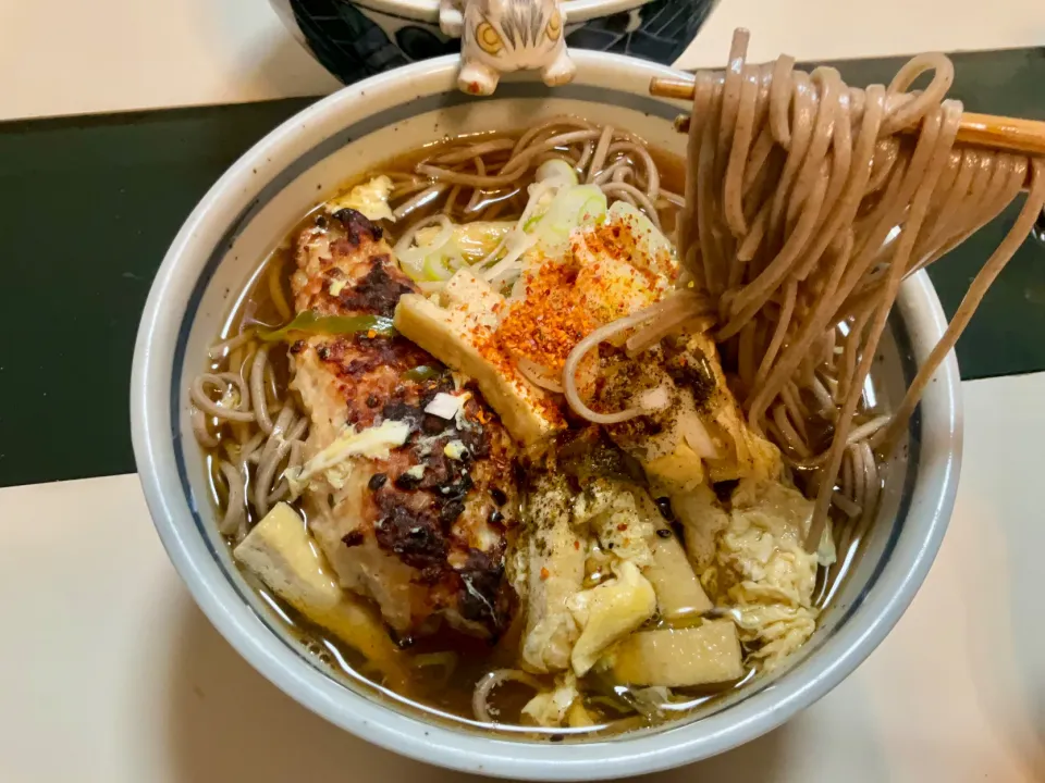 焼きつくね親子きつねそば|Takeshi  Nagakiさん