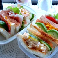 サンドイッチ弁当|やまおんなさん