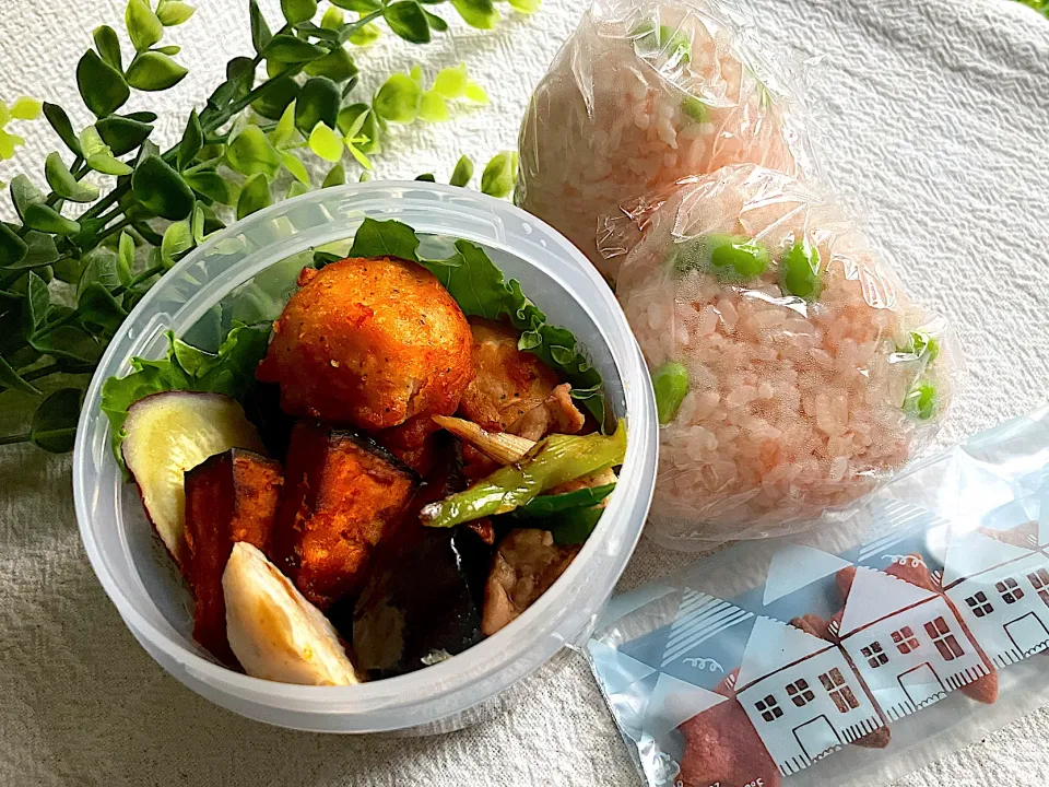 ＊0110. たらこバター醤油おにぎり🍙娘ちゃんの高校生弁当🍱＊|＊抹茶＊さん