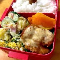 ハニーマスタードチキン弁当|ももちゃんのママさん