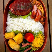 ハンバーグ弁当|Dayuuさん