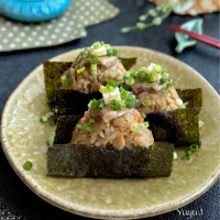 アワビの煮貝と舞茸の炊き込みご飯〜バタートッピング|ゆーこどんさん
