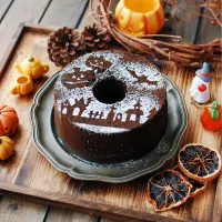 濃厚チョコレートシフォンケーキ|さくらさん